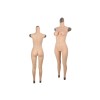 Combinaison faux seins en silicone