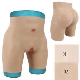Panty faux vagin réaliste, en silicone