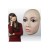 Masque féminin en silicone demi-tête, une jeunesse magique