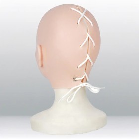 Masque réaliste en silicone tête pleine ou demi-tête, avec maquillage