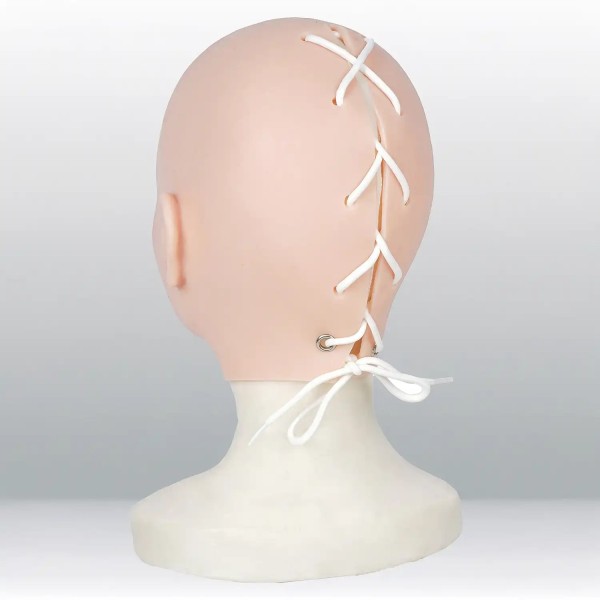 Masque réaliste en silicone tête pleine ou demi-tête, avec maquillage