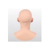 Masque réaliste en silicone tête pleine, avec plastron