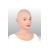 Masque réaliste en silicone tête pleine, avec plastron