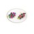 Boucles d'oreilles clips, ornée de strass multicolore