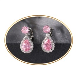 Boucles d'oreilles clips, éclatante de beauté
