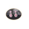Boucles d'oreilles clips, éclatante de beauté