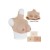 Buste faux seins, col haut, Bonnet C