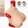 Buste Faux seins énormes réalistes en silicone