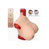 Buste Faux seins énormes réalistes en silicone