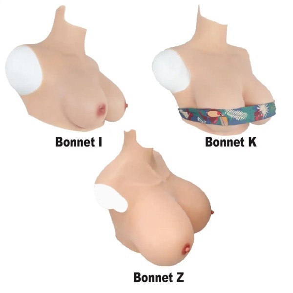 Buste Faux seins énormes réalistes en silicone