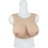 Buste faux seins sans démarcation, encolure ronde