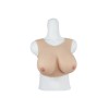 Buste faux seins sans démarcation, encolure ronde