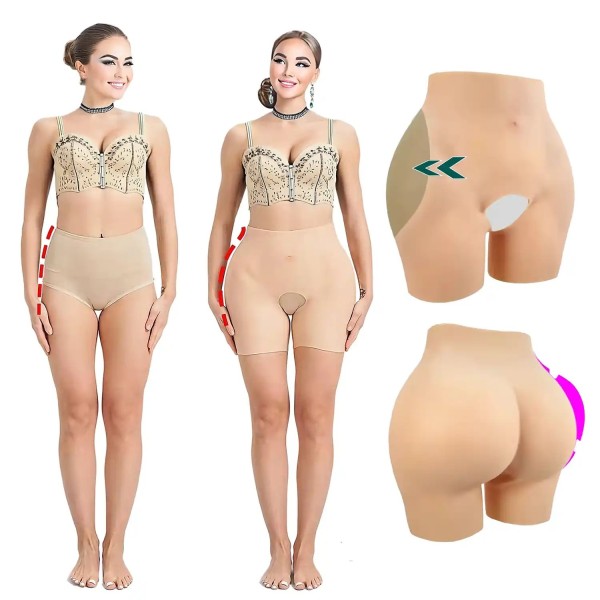 Fausses hanches et fesses en silicone – Silhouette féminine