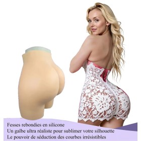 Panty galbant en silicone – Fausses fesses et hanches pour une silhouette féminine parfaite