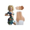 Panty rehausseur de fesses rembourré en silicone, taille haute