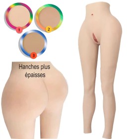 Legging faux vagin réaliste, en silicone