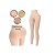 Legging faux vagin réaliste, en silicone