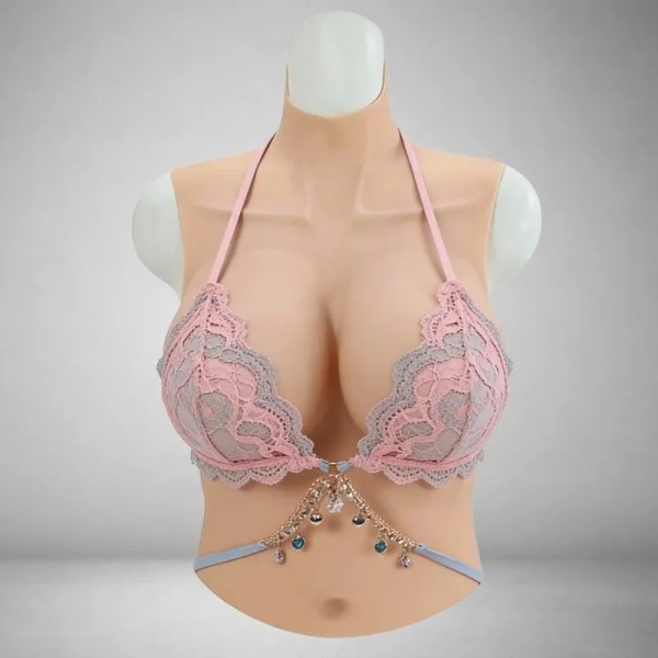 Ensemble buste long fausse poitrine et legging taille haute