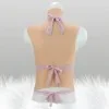 Ensemble buste long faux seins et legging taille haute