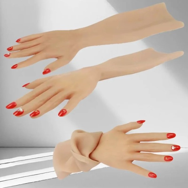 Gants féminins en silicone – avec ongles