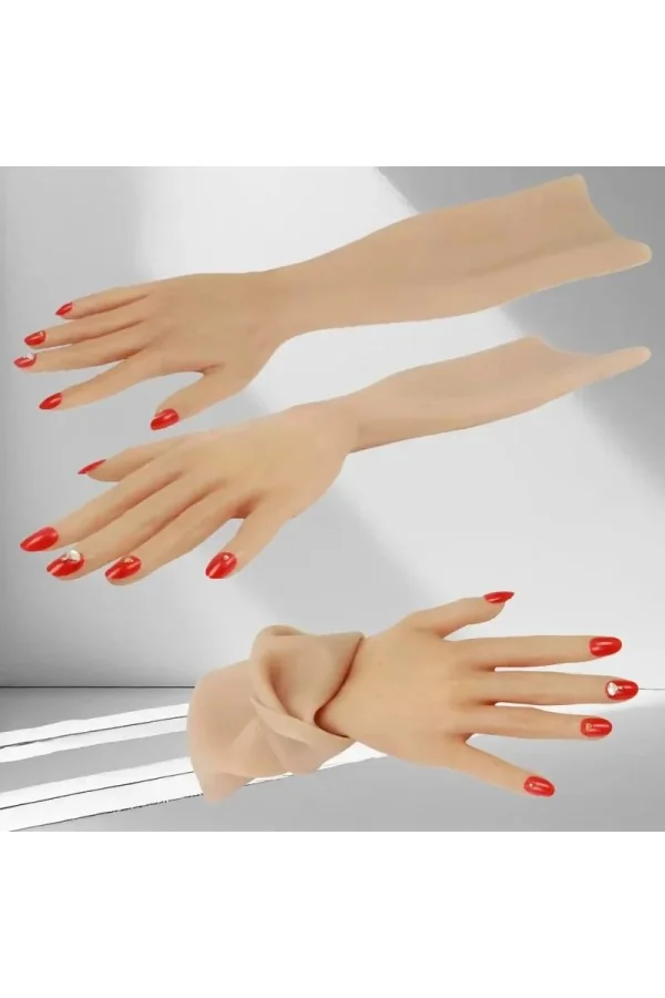 Gants féminins en silicone – avec ongles