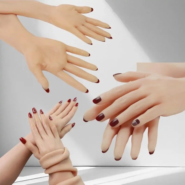 Gants féminins en silicone – avec ongles