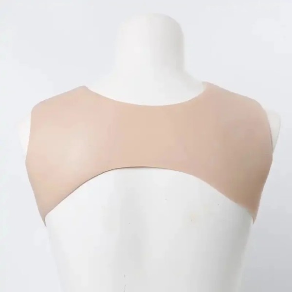 Buste faux seins en silicone sans mamelons