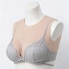Buste faux seins en silicone sans mamelons
