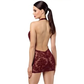Mini-robe Kink Royal cascade en tulle bordeaux F385