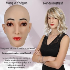 Masque Silicone Réaliste Travesti | Ultra-Féminin