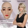 Masque Silicone Réaliste Travesti | Ultra-Féminin