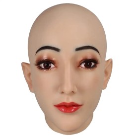 Masque Silicone Réaliste Travesti | Ultra-Féminin
