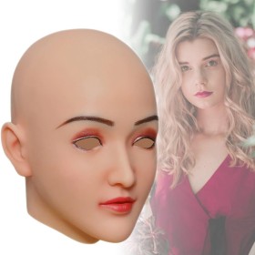 Masque féminin tête pleine – Réalisme stupéfiant