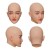 Masque féminin tête pleine – Réalisme stupéfiant