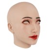 Masque tête pleine silicone avec maquillage réaliste