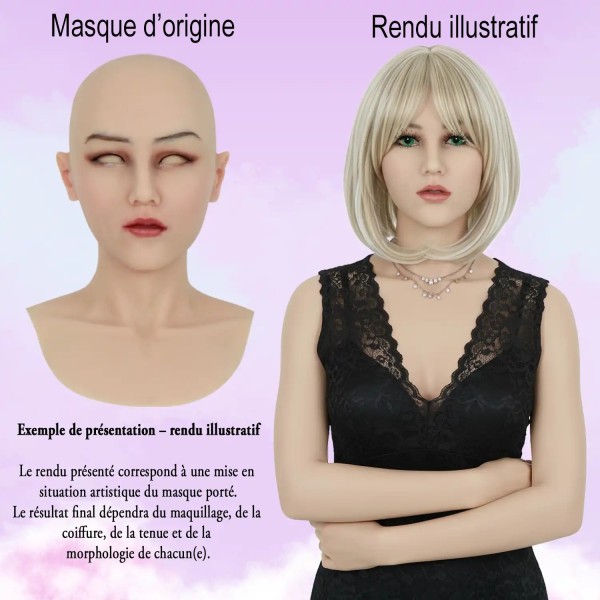 Masque silicone tête pleine – Accessoire séduction