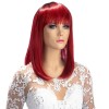 Perruque Elvira Rouge Mi-Longue - World Wigs