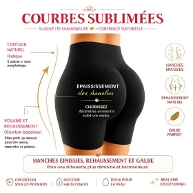 Panty silicone rehausseur de hanches effet push-up