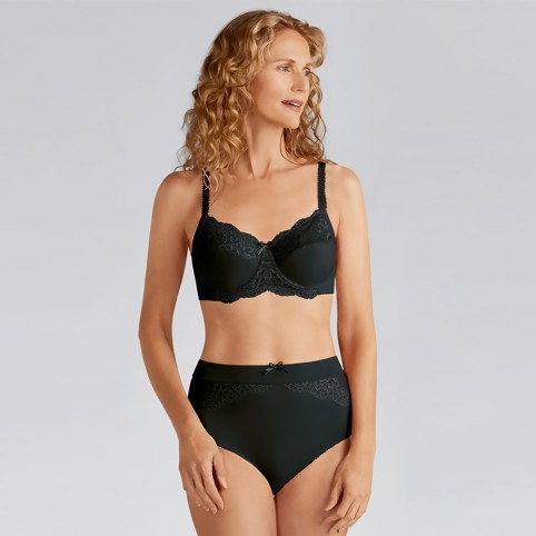 Ensemble lingerie incrustation dentelle, soutien-gorge pour prothèses