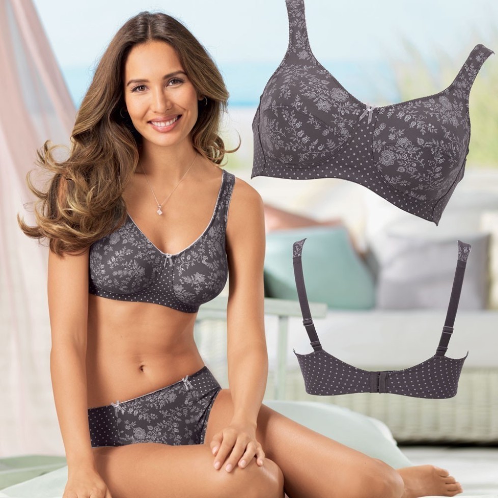 Ensemble soutien-gorge prothèse,imprimé floral Ensemble soutien-gorge prothèse,imprimé floral