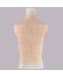 Buste long faux seins col haut, Silk padding taille G