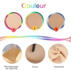 Buste faux seins en silicone, bonnet D