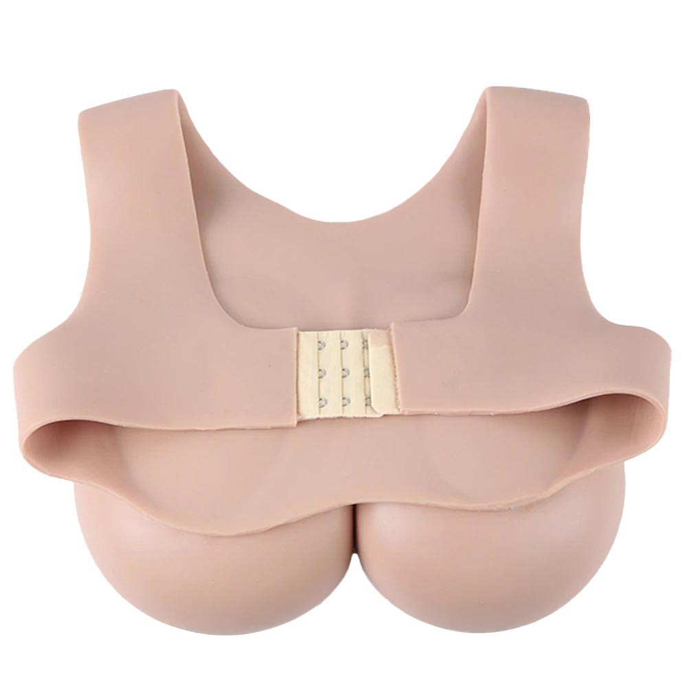 Buste faux seins 100% silicone, style brassière