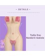 Combinaison faux seins et faux vagin en silicone    