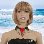 Buste faux seins new design, col haut