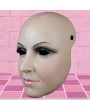 Masque féminin demi-tête, un visage réaliste Couleur:Chair