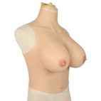 Faux seins silicone réaliste, forme de goutte d'eau