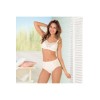 Ensemble soutien-gorge spécial prothéses, culotte dentelle florale
