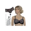Ensemble lingerie motifs floraux, soutien-gorge