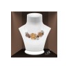 Collier fashion, motifs en cristal de résine